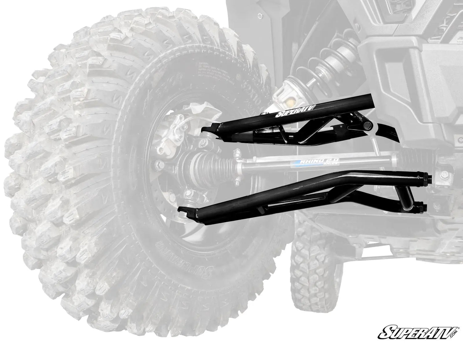 SuperATV Polaris RZR XP Turbo High Clearance 1.5" Forward Offset A-Arms