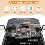 Police Car Electric Ride-On SUV for Kids with Remote Control - 12V Battery Powered Truck Toy