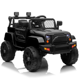 Police Jeep Ride-On Car for Kids with Remote Control and Big Hubs