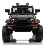 Police Jeep Ride-On Car for Kids with Remote Control and Big Hubs