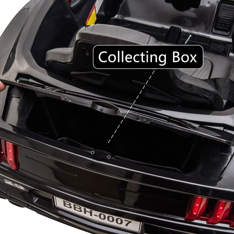 Police Sports Car 12V Ride-On with Remote Control, Lights, and Siren for Kids