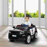 Police SUV Ride-On Car for Kids with 3 Speeds, Lights, AUX, and Sirens - Perfect Gift!