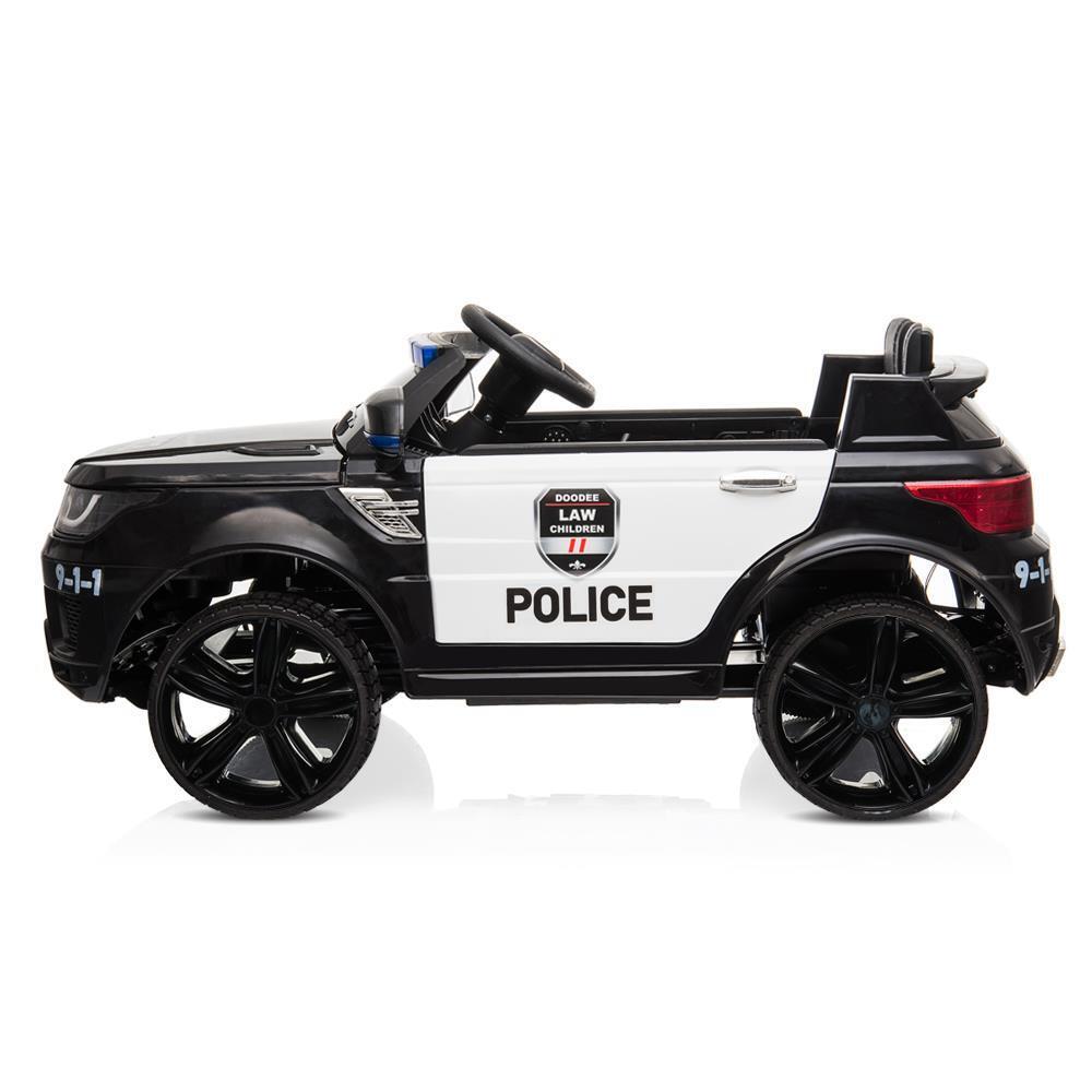 Police SUV Truck Ride-On Toy for Kids with 12V Battery and Remote Control