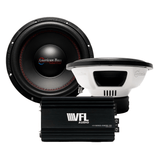 Power Pack: 2 DX 12 Subwoofers + VFL Hybrid 2800.1 Amplifier