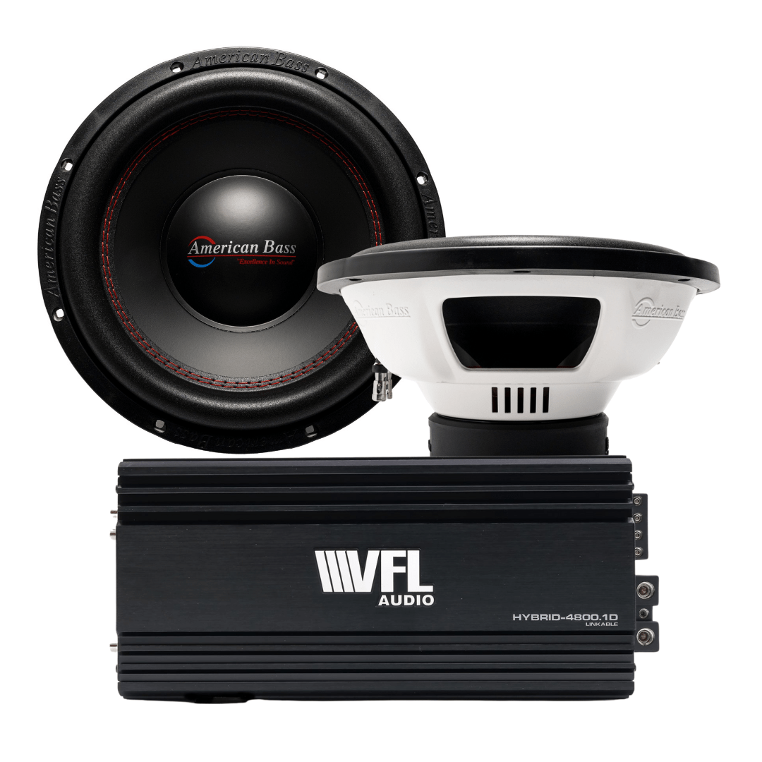 Power Pack: 2 DX 15 Subwoofers + VFL Hybrid 4800.1 Amplifier