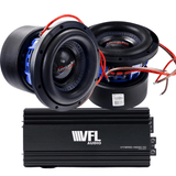 Power Pack: 2 HD 8 Subwoofers + VFL Hybrid 4800.1 Amplifier