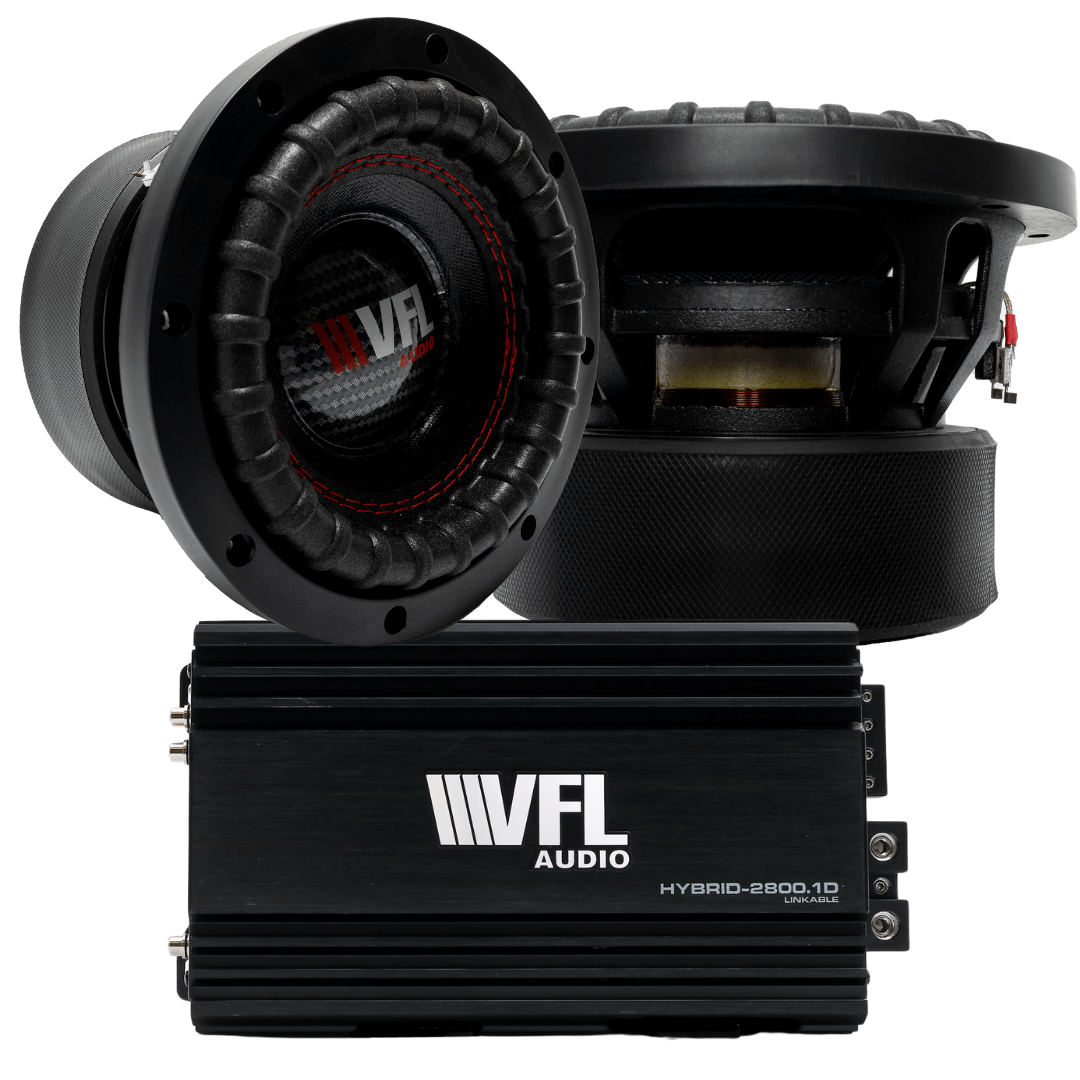 Power Pack: 2 VFL 65 D4 Subwoofers + VFL Hybrid 2800.1 Amplifier
