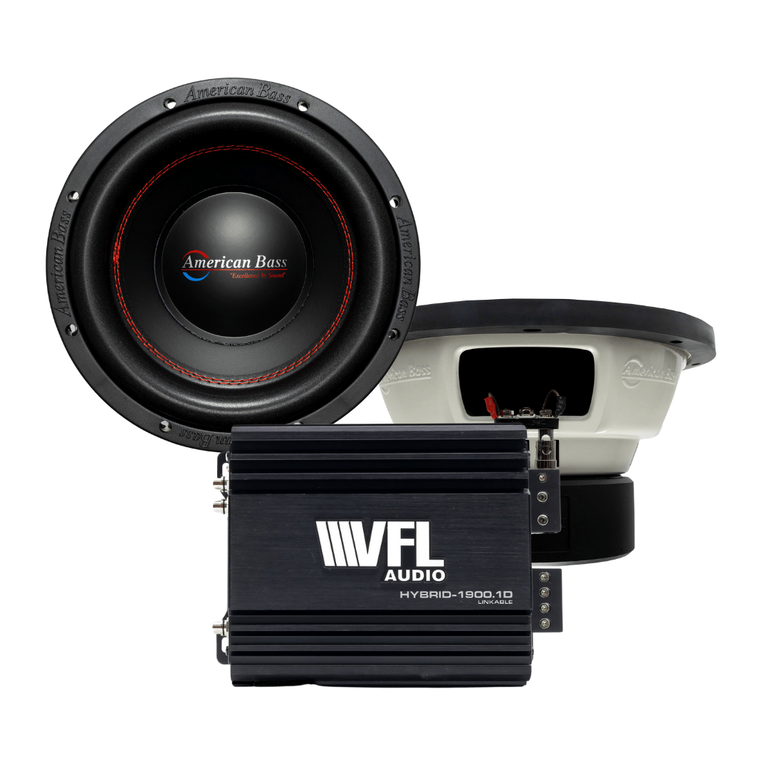 Power Pack: 2 XO 1044 Subwoofers + VFL Hybrid 1900.1 Amplifier
