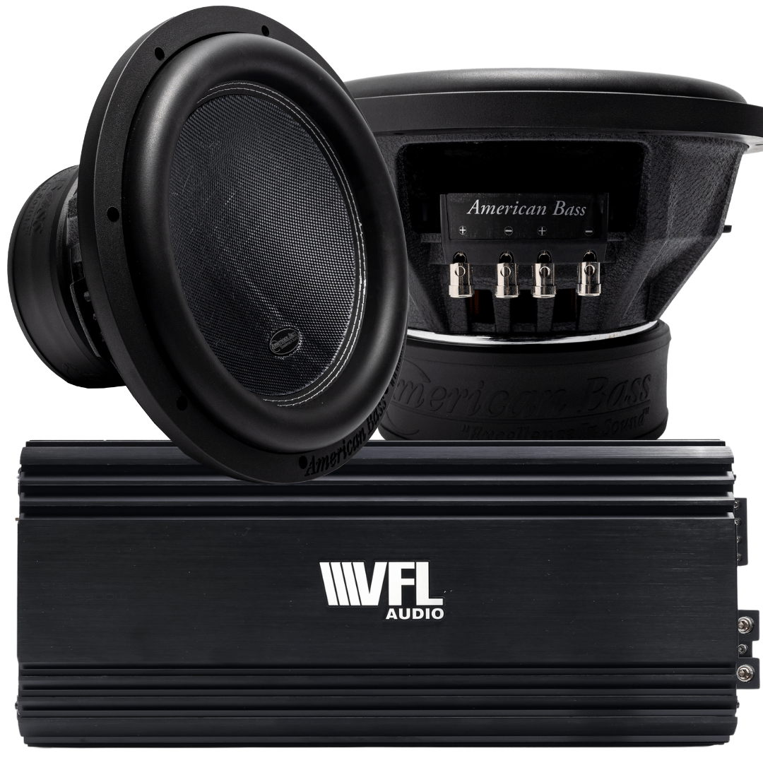 Power Pack: 2 XR 15 Subwoofers + VFL Stealth 5500.1D Amplifier