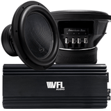 Power Pack: 2 XR 15 Subwoofers + VFL Stealth 5500.1D Amplifier