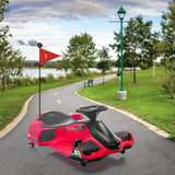 Powerful Electric Go-Kart for Kids Up To 110 Lbs with 7Ah Battery and 180W Motor