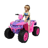 Premium 12V Dual Drive Electric Ride-On Car with LED Lights for Kids