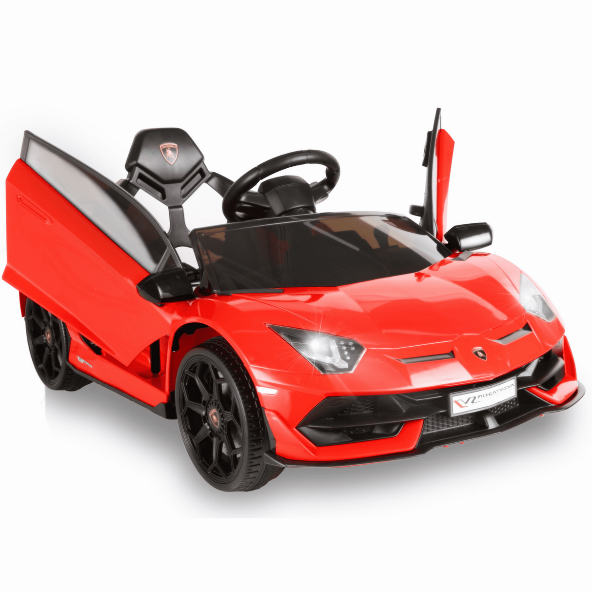 12V Licensed Lamborghini Electric Ride-On Sports Car Toy with Remote Control for Kids