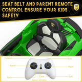 Premium 12V Electric Lamborghini Ride-On Car for Kids with Remote Control - Perfect Gift for Young Drivers