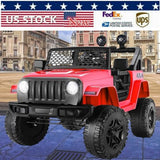 Premium 12V Electric Ride-On Car with Remote Control, LED Lights, MP3 & USB