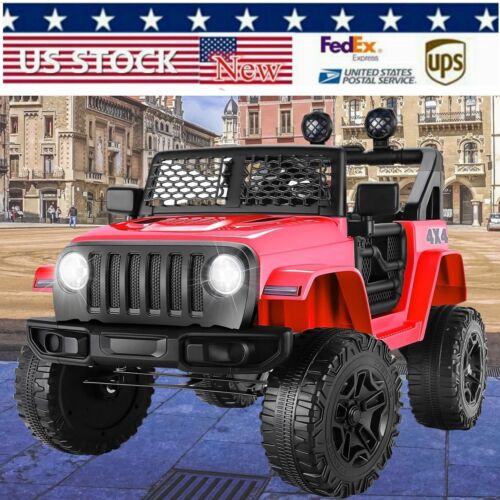 Premium 12V Electric Ride-On Car with Remote Control, LED Lights, MP3 & USB