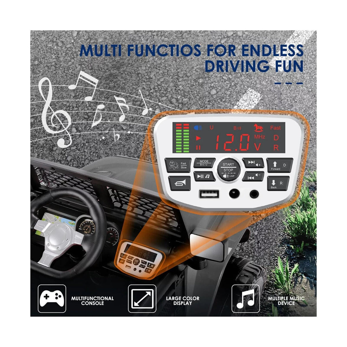 Electric Ride-On Car for Kids Ages 3-8: The Perfect Toy for Young Drivers!