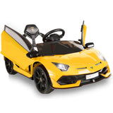 Premium 12V Electric Ride-On Sports Car with Remote Control, 3 Speeds, Sound Effects, LED Lights, and MP3 Compatibility