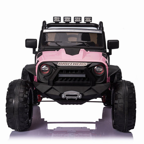 Premium 12V Electric Ride-On Truck for Kids with MP3 Player, Remote Control, and 2 Seats