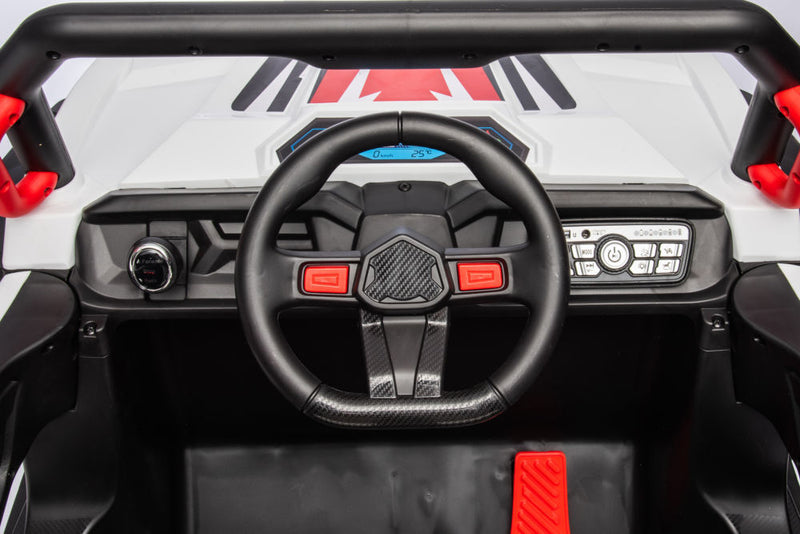 Premium 12V Four-wheel Drive Children's Toy Car with Music and Dual Speed Options