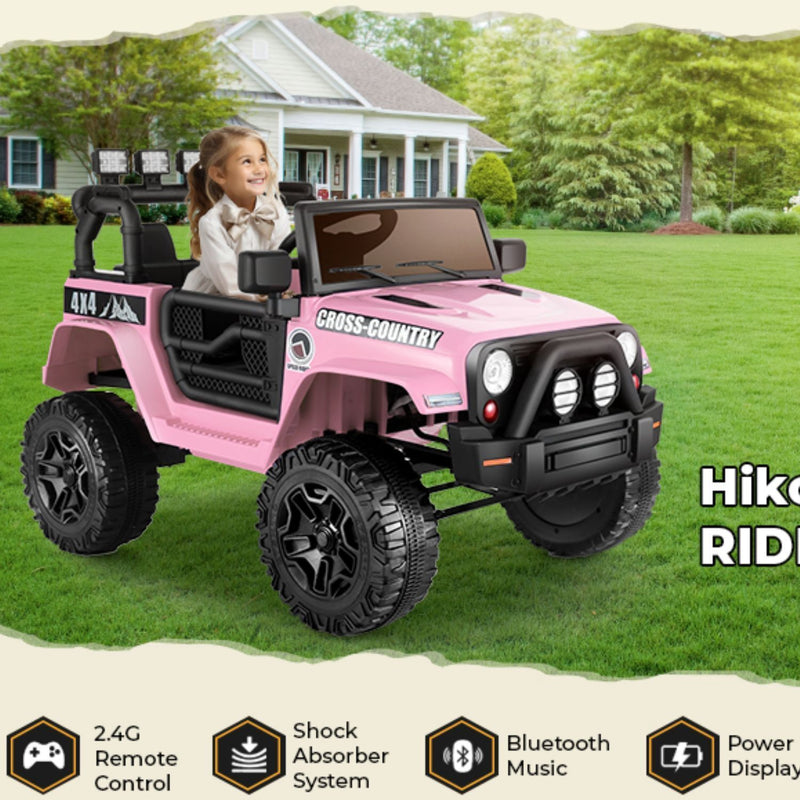 Premium 12V SUV Electric Ride-On Car with Bluetooth, Remote Control, LED Lights, and MP3 Player