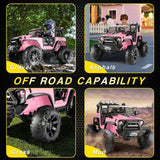 Premium 24V Electric Kids Ride-On Jeep with Remote Control and 3 Speed Options