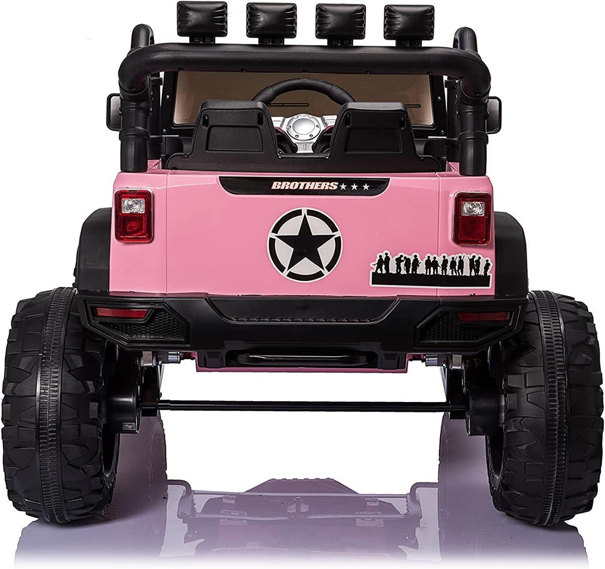 2-Seater 24V Electric Jeep for Kids with Remote Control and 2X200W Battery Power