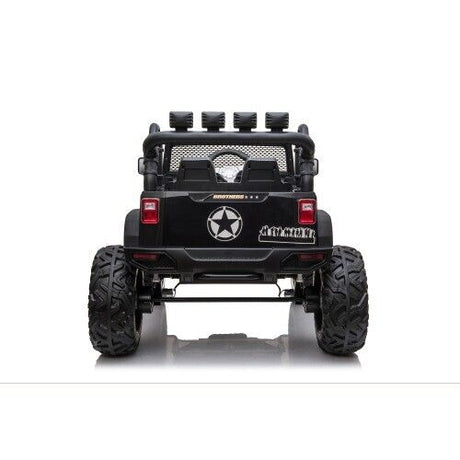 Premium 24V Kids Electric Jeep with Remote Control, LED Lights, MP3, and USB