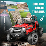 Electric 2-Seater Ride On Car for Kids with Remote Control - 24V 2x200W 2WD Toy Vehicle