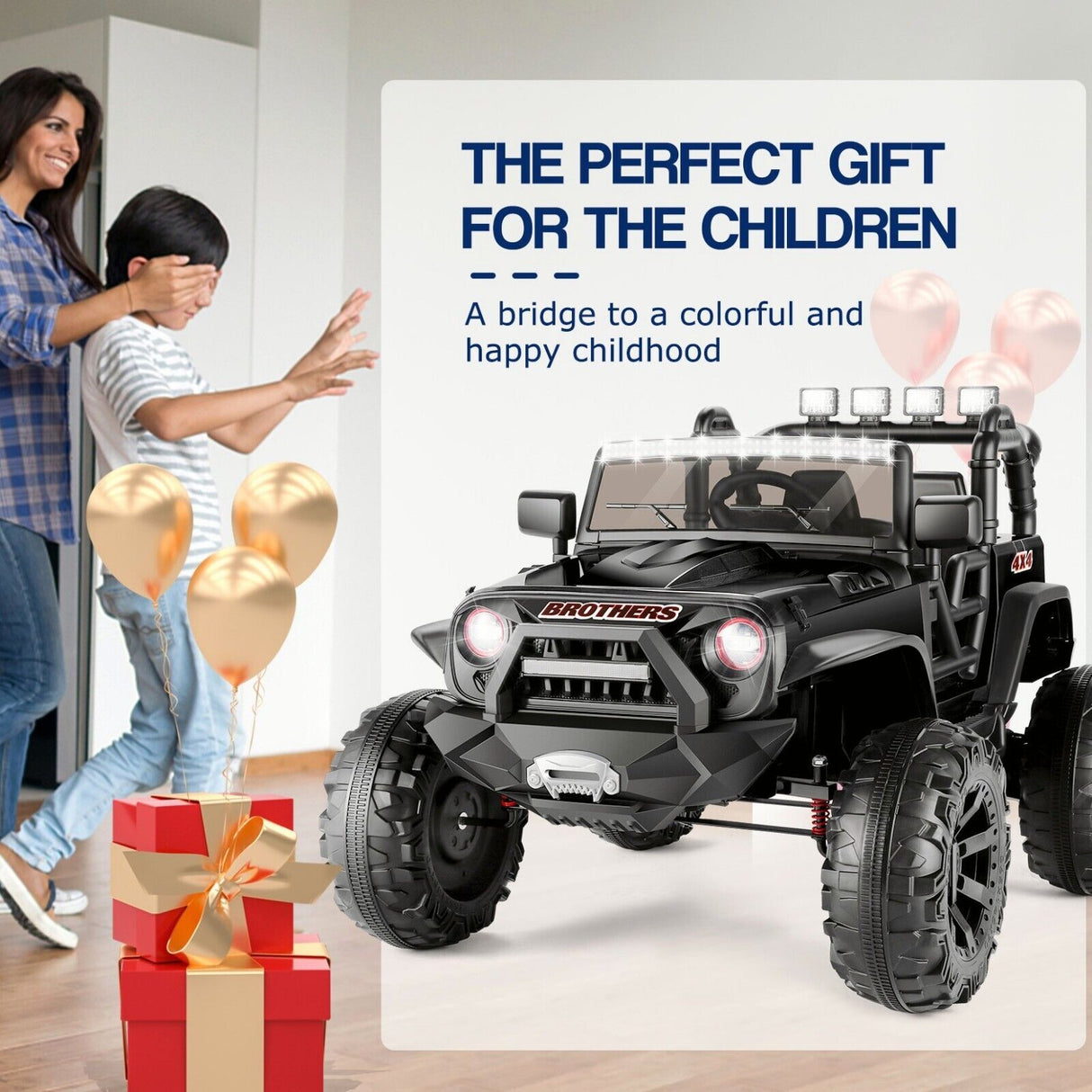 Premium 24V Electric Ride-On Car for Kids with Remote Control - 3 Speed Options