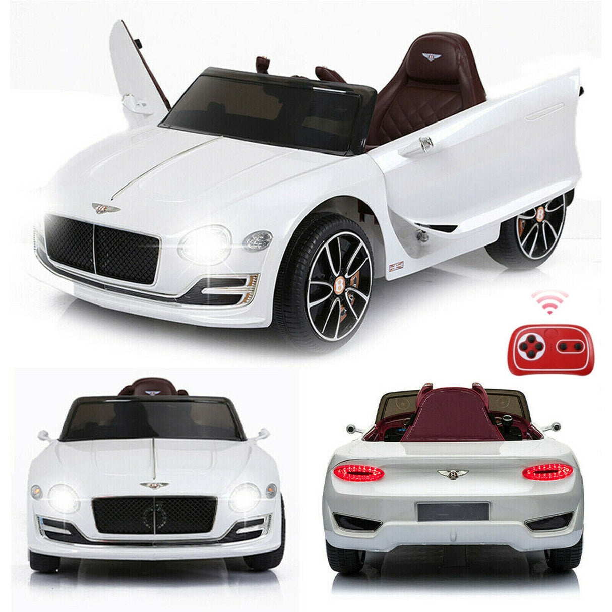 Premium Bentley Style Kids Electric Ride On Car with 2.4G Remote Control - Safe and Fun Toy for Children