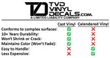 Premium Cast Matte Black Die-Cut Vinyl Flag Decals for 2019-2026 RAM Grille TVD Vinyl Decals