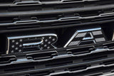 Premium Cast Matte Black Die-Cut Vinyl Flag Decals for 2019-2026 RAM Grille TVD Vinyl Decals