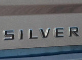 Premium Cast Vinyl Decal Letter Inlays for 2007-2018 Silverado Doors and Tailgate TVD Vinyl Decals