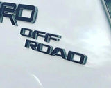 Premium Cast Vinyl Decal Letter Inlays for 2017-2026 4Runner TRD OFF ROAD C-Pillars