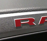 Premium Cast Vinyl Decal Letter Inlays for 2019-2026 RAM Dashboard