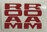 Premium Cast Vinyl Decal Letter Inserts for 2019-2024 RAM Tailgate Emblem TVD Vinyl Decals