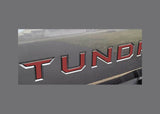 Premium Cast Vinyl Decal Letter Inlays for 2022-2026 Tundra with Raised Tailgate Letters TVD Vinyl Decals