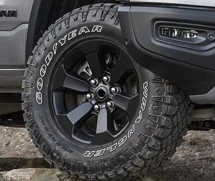 Premium Cast Vinyl Decal Overlays for 2019-2023 RAM Rebel Wheels TVD Vinyl Decals
