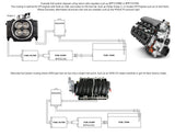 EFI Billet Aluminum Fuel Pressure Bypass Regulator - 40-75 PSI and -6AN ORB