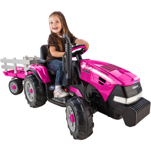 Pretty in Pink: 12V Battery-Powered Ride-On for Little Girls