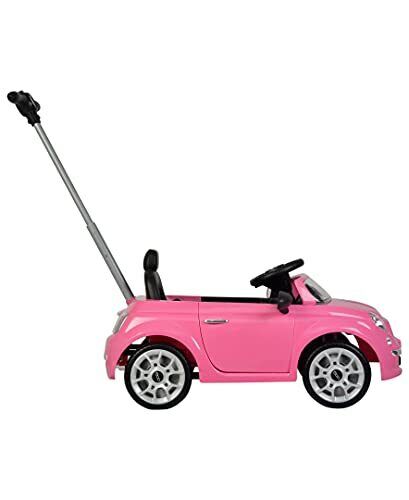 Pretty in Pink Fiat 500 Push Car for Little Ones