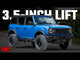 Rough Country 3.5 Inch Suspension Lift Kit Ford Bronco 4WD 2021-2026 51027