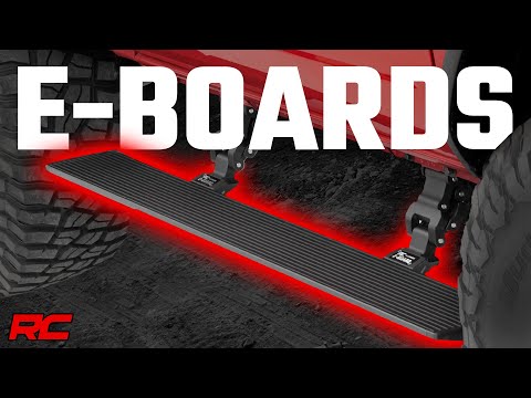 Rough Country Power Running Boards Dual Electric Motor Double Cab Toyota Tacoma 2024-2026 PSR652024A