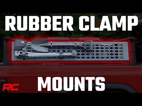Rough Country Universal Rubber Molle Panel Clamp Kit 2 3/4-3 1/4 Inch 1-Clamp 99069