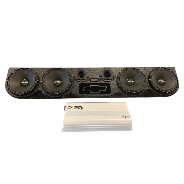 Pride Audio Roof Rack Bundle (4) 6.5" Solo 300 (2) NA-TW40 (1) JP284 Pride Audio
