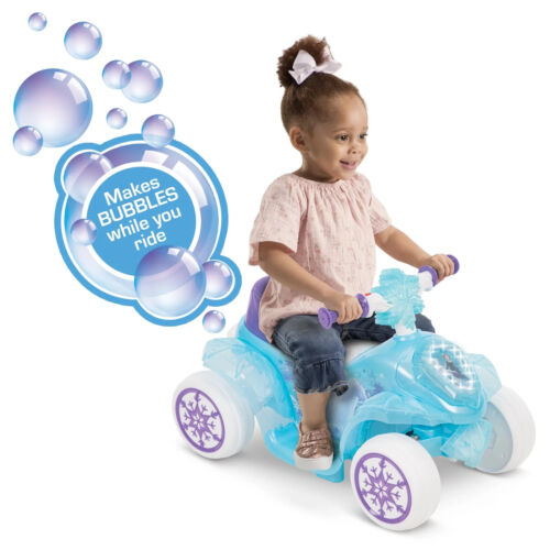 Princess Bubble Blowing Electric Quad for Ages 1-3 with Lights and Sound Effects - Perfect Gift for Little Riders!