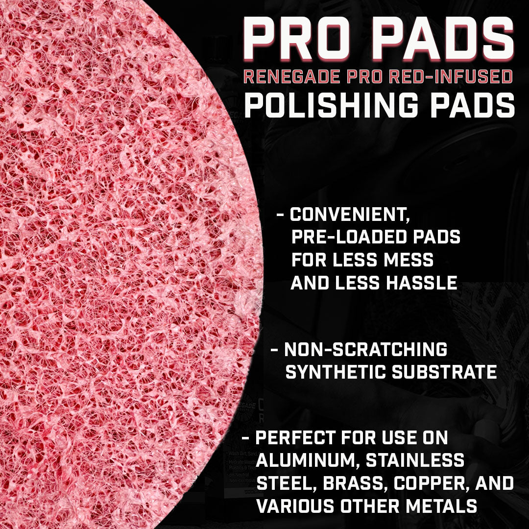 Pro Pads: Renegade Pro Red-Infused Polishing Pads