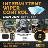 Can Am Defender/Maverick Intermittent Wiper Control — 3 Speeds Eurotech Electronics