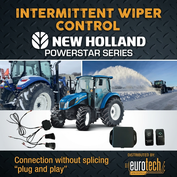 New Holland Power Star Rear Wiper Intermittent Control (2017–2024) Eurotech Electronics